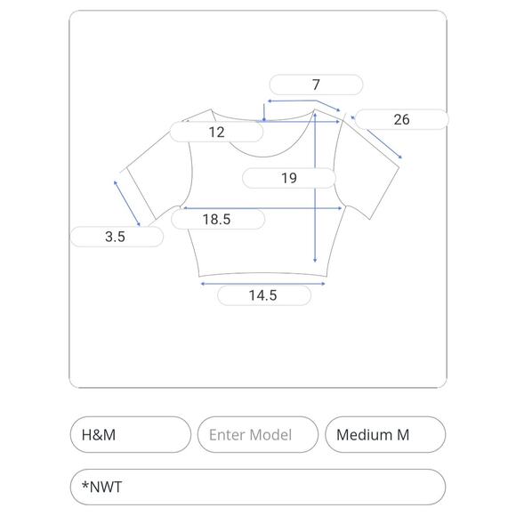 H&M Cream Sweater Womens M Cable Knit Ruffle Shoulder Cropped Neutral Cozy Boho - Picture 2 of 9